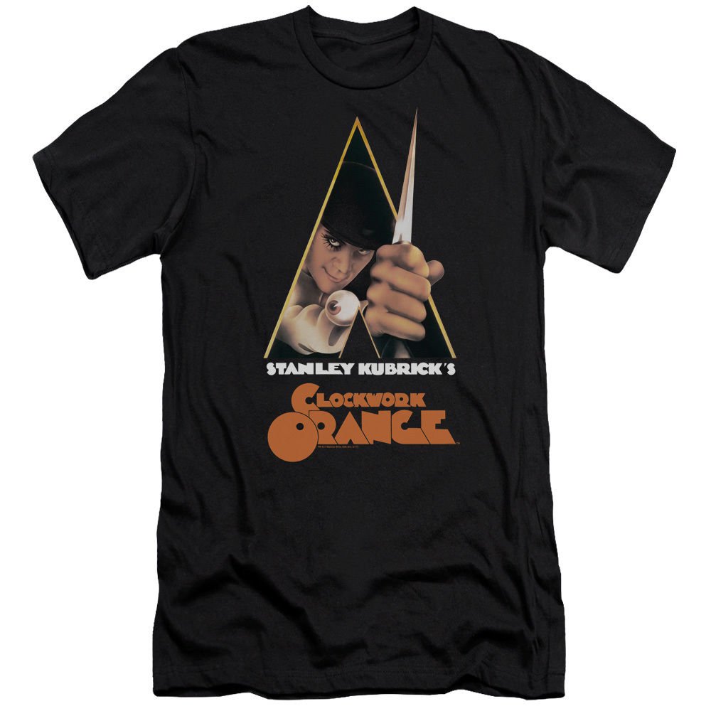 A CLOCKWORK ORANGE POSTER Licensed Adult Men's Graphic Tee Shirt SM6XL