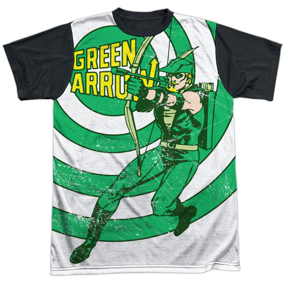 GREEN ARROW BULLSEYE Licensed Adult Men's Graphic Tee Shirt SM-3XL