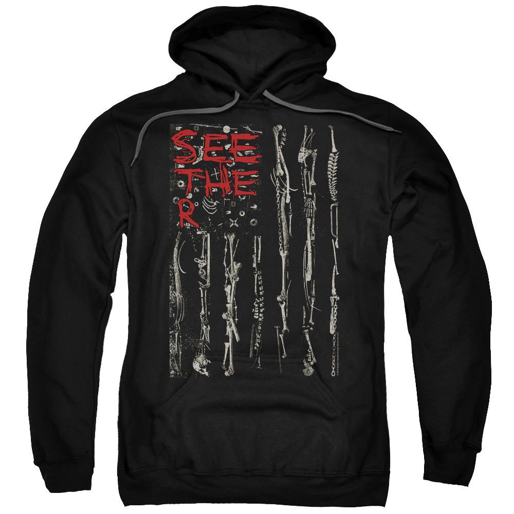 SEETHER BONE FLAG Licensed Adult Pullover Hooded Band Sweatshirt Hoodie ...