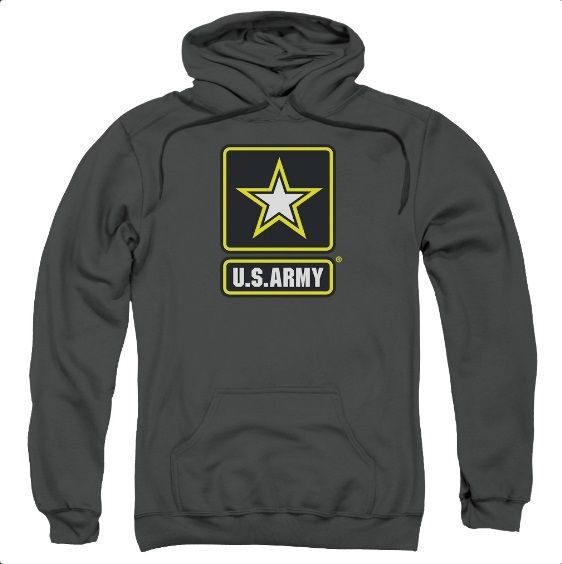 US ARMY ARMY LOGO Licensed Adult Pullover Hooded Sweatshirt Hoodie SM-3XL