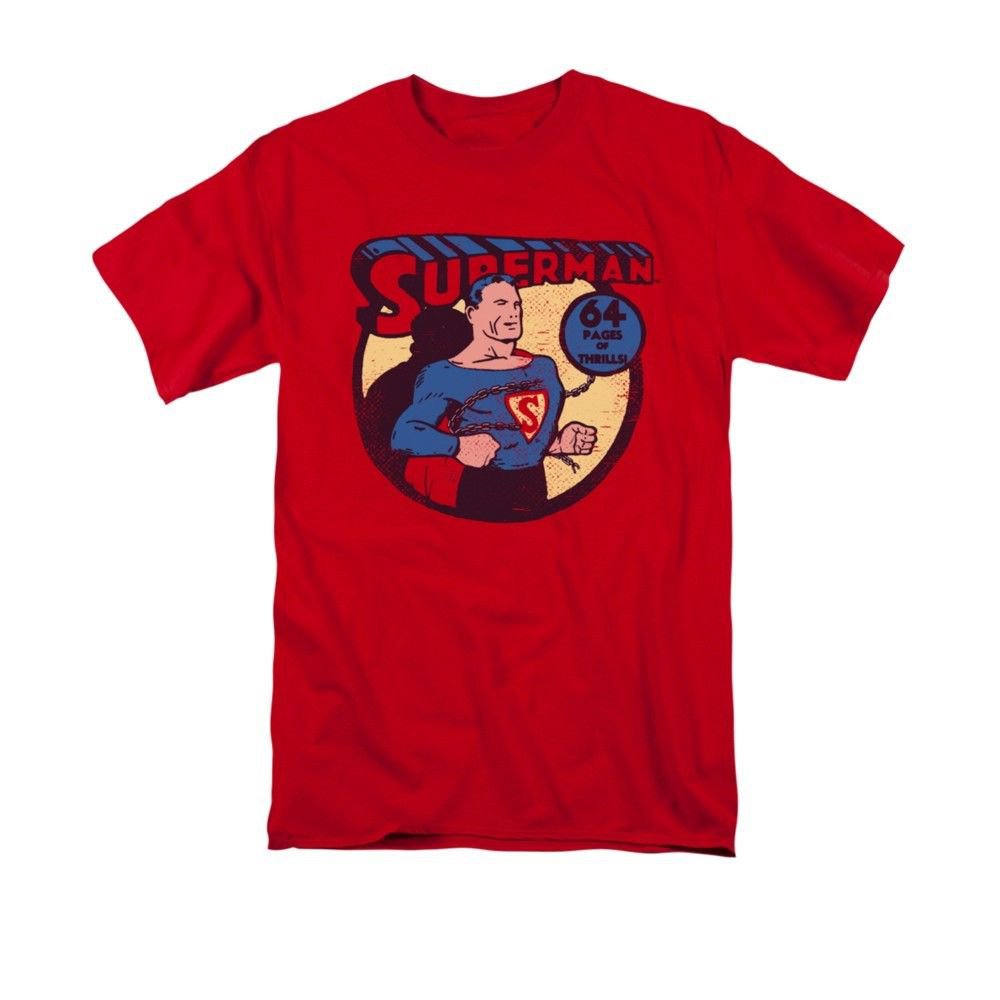 DC COMICS SUPERMAN 64 Licensed Adult Men's Graphic Tee Shirt SM-3XL