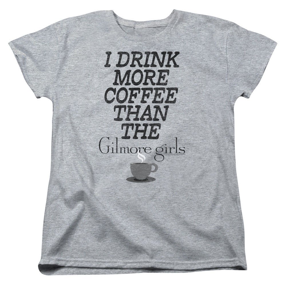 GILMORE GIRLS MORE COFFEE Licensed Women's Graphic Tee Shirt SM-2XL