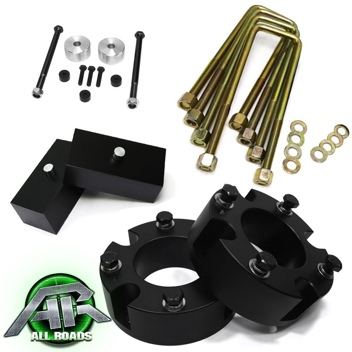 3" Front 3" Rear Leveling Lift Kit Fits 2007-2021 Toyota Tundra 2WD 4WD 4X4