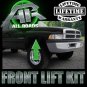 1994-2002 Ram 2500 3500 Steel 2" inch Front Lift Level Kit 4WD w/ Sway Bar Drop