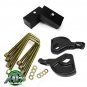 1-3" Adj Front + 2" Rear Complete Level Lift Kit 1997-2004 Dodge Dakota 4WD 4X4