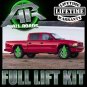 1-3" Adj Front + 2" Rear Complete Level Lift Kit 1997-2004 Dodge Dakota 4WD 4X4