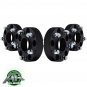 2007-2018 Jeep Wrangler JK 5x5" Hub Centric 4 Set 2" Billet Wheel Spacers Blk