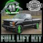 88-99 GMC Chevy K1500 Steel 3" Fr + 1.5" Rr Full Level Lift Kit + Shock Ext 4X4