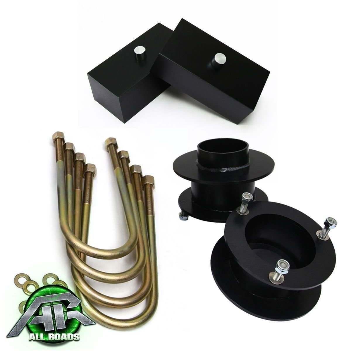 2" Front 2" Full Rear Leveling Lift Kit 03-13 Dodge Ram 2500 3500 4" Axle