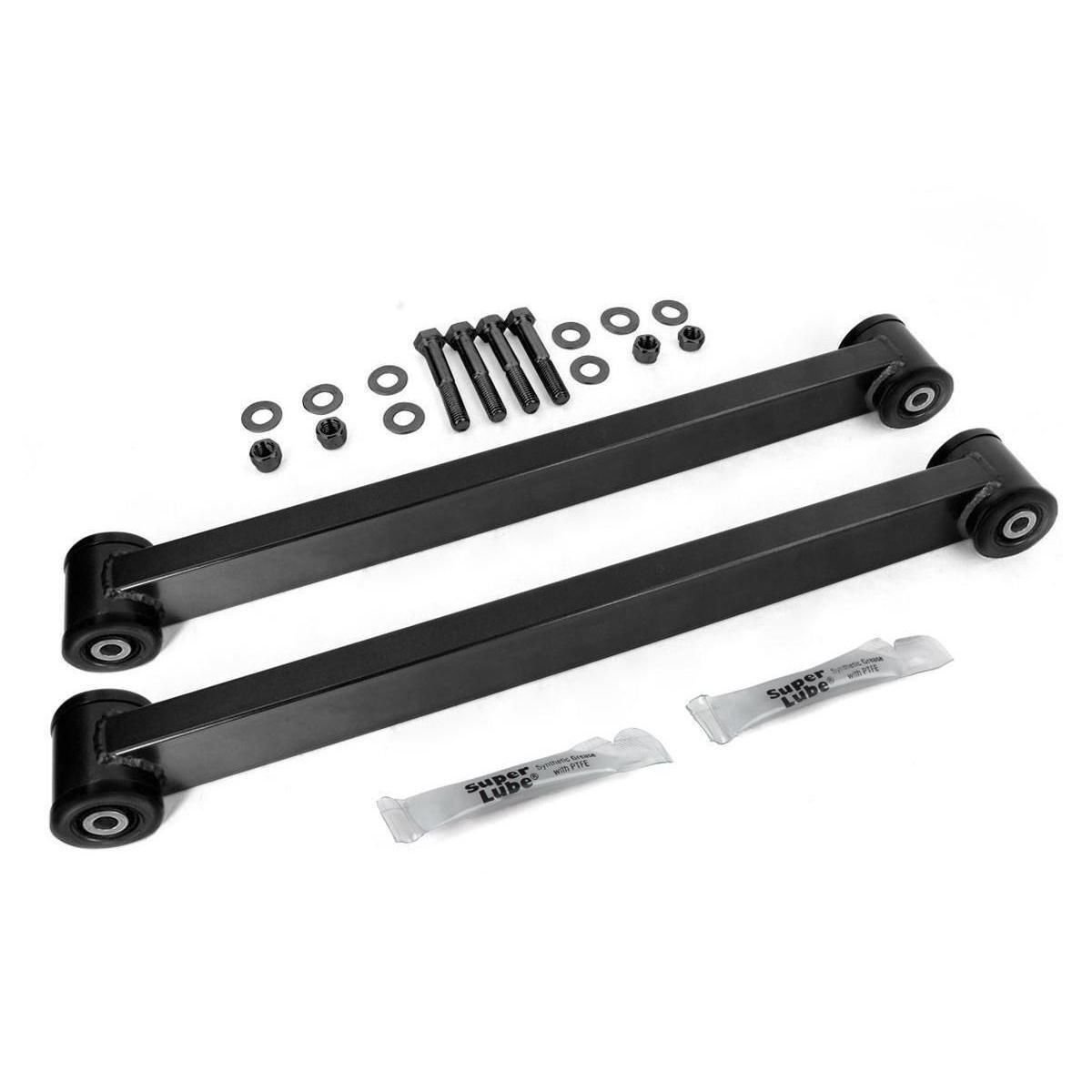 97-02 Ford Expedition Steel Rear Lower Trailing Control Arm Kit Blk 4X2 4X4