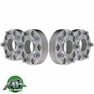 FITS 2002-2014 NISSAN Altima Maxima Murano Silver 1" Hubcentric Wheel Spacer Kit