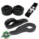 Blk 3" Front + 1.5" Rear Complete Level Lift Kit 00-06 Chevy Tahoe + Shock Ext