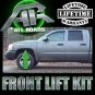 Front 2.5" Black Suspension Lift Level Kit 2005-2011 Dodge Dakota Steel 2WD 4WD