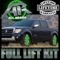 2009-2012 Suzuki Equator 3" Front + 3" Rear Complete Leveling Lift Kit 2WD 4WD