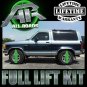 2" Front + 1" Rear Complete Leveling Lift Kit 1983-1996 Ford Bronco 2 II 4X4 4WD