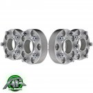 2002-11 Dodge Ram 1500 and SRT-10 Hubcentric Silver 4 x 1.5" Wheel Spacer Kit