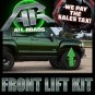 03-10 Hummer H2 3" Rear Billet Coil Spring Spacer Lift Kit