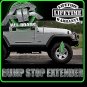 1997-2006 Jeep Wrangler TJ 3" Black Bump Stop Extender Kit 2WD 4WD