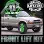 Pontiac 1.5" Billet Rear Coil Spring Spacer Lift Kit Silver