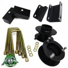 94-01 Dodge Ram 1500 4" Axle 1.5" F + 2" R Leveling Lift Kit 4wd + Sway Bar Drop