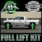 94-01 Dodge Ram 1500 Steel 1.5" Front + 1" Rear Complete Suspension Lift Kit 4WD