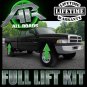 94-02 Dodge Ram 2500 3500 1.5" Front + 1.5" Full Rear Leveling Lift Kit 4" Axle