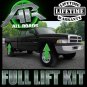 1994-2002 Dodge Ram 2500 Ram 3500 1.5" Steel Front 2" Rear Lift Kit 4" Axle 4WD