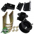 03-13 Ram 2500 3500 Full 2.5" F + 2" R Level Lift Kit 4" Axle + Sway Bar Drop