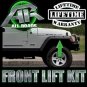 1997-2006 Jeep TJ Wrangler 3" Front Leveling Suspension Lift Kit 4X4 4WD Rubicon