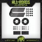 2005-2011 Dodge Dakota Full 3" Front + Rear Lift Level Kit 4X2 4X4 Steel Blocks