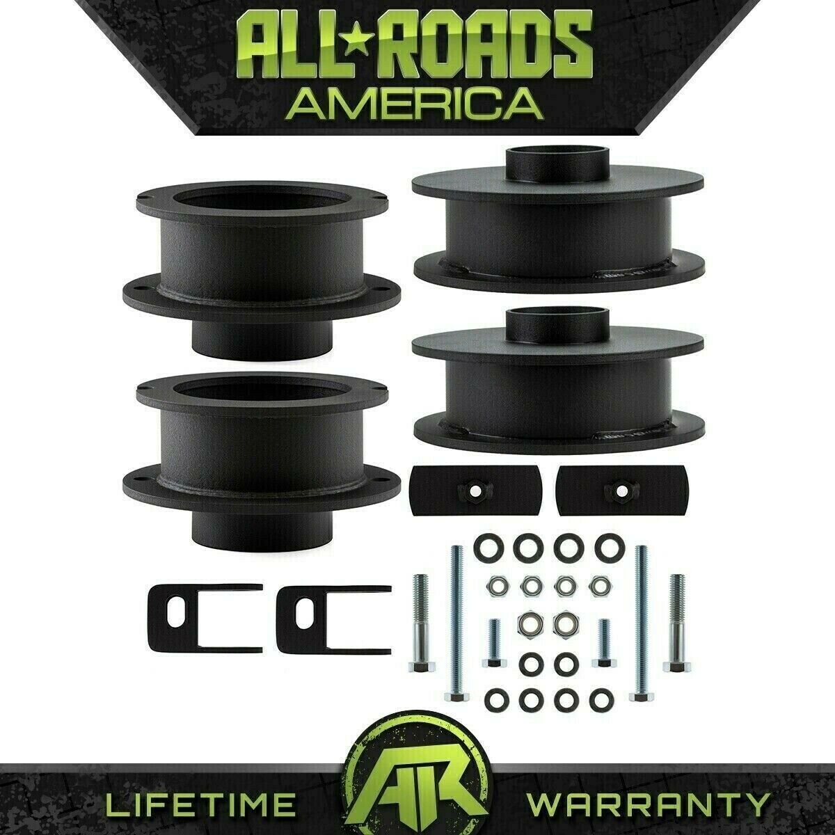 Full 3 Front + 1" Rear Steel Spring Spacers Lift Kit For 13-20 Ram 2500