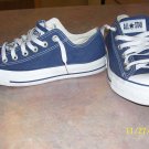 Navy Blue Chuck Taylor Low Tops! Size 8 Womens!