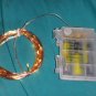 2x sets of Tiny Strip Lights Copper Wire white