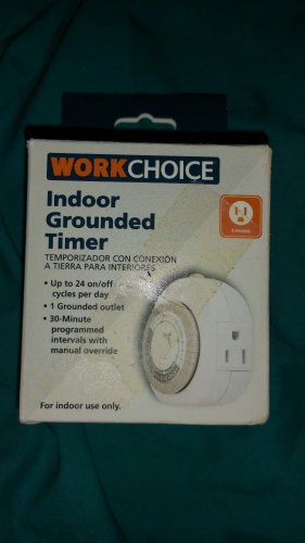 WorkChoice Grounded Outlet Timer NEW Programmable  great Choice Xmas Tree Indoor