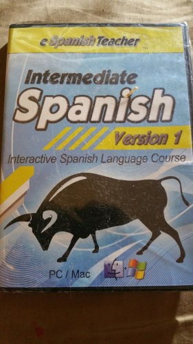 E- Spanish teacher, Intermediate Spanish Version 1, Brand New