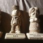 Lot of 3 Rare Vintage 1970's Paula Statue Figurines