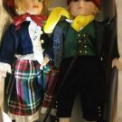 New Heritage Collection "Erik and Eva" Porcelain Ski Dolls  # 80002 NRFB