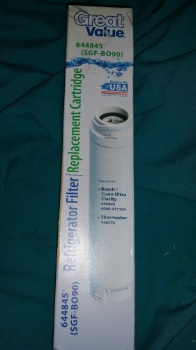 Great Value Refrigerator Filter 644845 (SGF-BO90) Bosch Thermador New