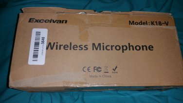 Excelvan K18-V Bluetooth Wireless Audio Cable USB Charger Microphone Portable