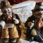 Set of musical clowns