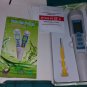 Portable 3 in 1 PH EC TEMP Digital TriMeter Tester w/ Buffer Powder 4.00 + 6.86