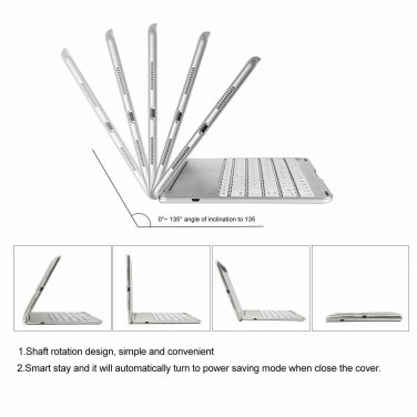 iEGrow iPad Pro 9.7 Keyboard Case, F8Spro Slim Clamshell iPad Protective...