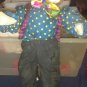 Clown dolls vintage, 14" tall