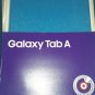 Original Samsung Galaxy Tab A 8.0" Canvas Book Cover - Solid Blue - EF-BT350