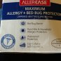 AllerEase Maximum Allergy and Bed Bug Protection Zippered Mattress Protector.