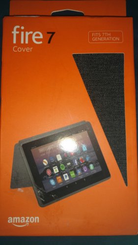Amazon Fire 7 Tablet Case Cover - 7th Generation 2017 Release - Charcoal Black
