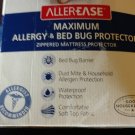 AllerEase Maximum Allergy and Bed Bug Protection Zippered Mattress. Twin size