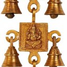 Hanging Door Bells God Statue Ganesha