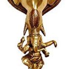 Ganesha Diya Standard Antique Gold