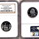 2003 S Clad Alabama State 25ct * NGC PF 70 UCAM * 70 FREE SHIPPING